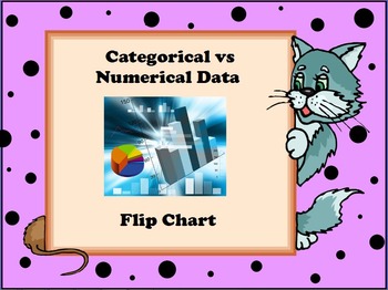 Preview of Categorical Data vs Numerical Data Flip Chart