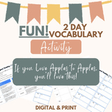 Categorical Vocab: The fun way to master vocabulary! 1-3 D