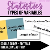 Categorical or Quantitative Variables 