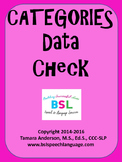 Categories Data Check Elementary