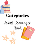 Categories School Scavenger Hunt