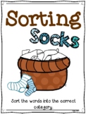 Categories Sorting Socks Activity