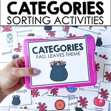 Categories Speech Therapy Activities - Fall Leaves