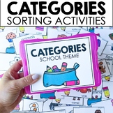 Categories Speech Therapy Activities - School Theme