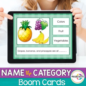 Preview of Naming Categories | Boom Cards Categories Speech Therapy