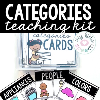Preview of Categories Speech Therapy Activities Teaching Kit  (w/ BOOM™ Cards)