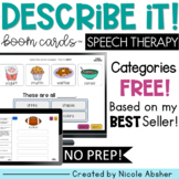 FREE No Prep Categories and Attributes Speech Therapy Activities