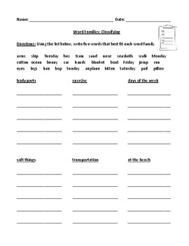 Preview of Making Connections: Worksheet or Homework with Answer Key