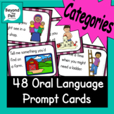 Categories for vocabulary building EAL literacy oral langu