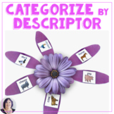 Categorize by Descriptor Language Activity for Speech Therapy