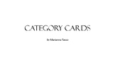 Category Cards for Speech Therapy