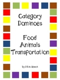Category Dominoes - Transportation/Food/Animals