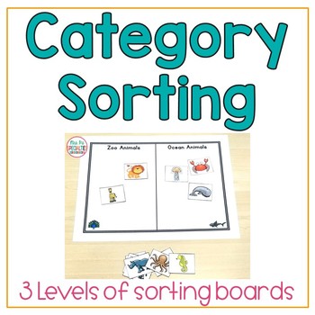Preview of Category Sorting for Language Building (Special Education & Speech Therapy)