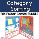 Category Sorting File Folder Games and Worksheets - BUNDLE
