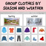 Category Sorting Group Clothes by Seasons & Weather | Life
