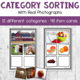 Category Sorting with Real Photographs