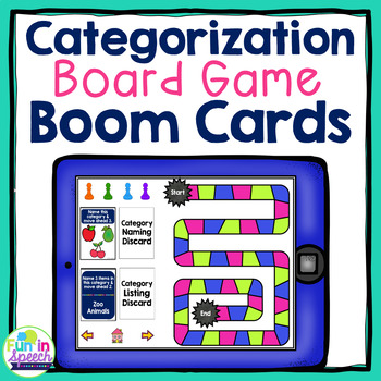 Preview of Category Speech Therapy Boom Card Games