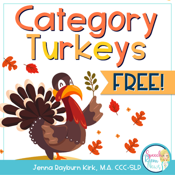 Preview of Category Turkeys FREEBIE