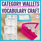 Category Wallet Craftivity Books