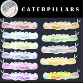 Caterpillar Clipart - Bugs Clipart - Spring Clipart - Colo