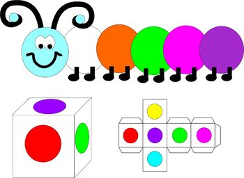 Preview of Caterpillar Colour Game - Learning Colours