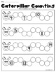 Caterpillar Counting Freebie Common Core Math for Kindergarten!