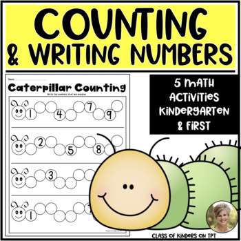 {Caterpillar Counting Freebie} Common Core Math for Kindergarten!