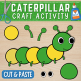 Caterpillar Craft Template | Spring Activities | Insect Cu
