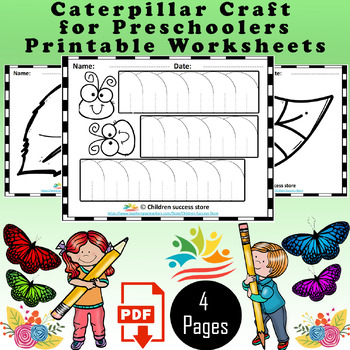 Caterpillar Craft for Preschoolers by Children success store | TPT