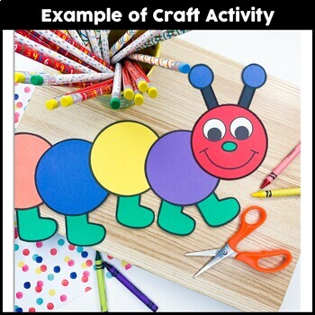 Caterpillar Craft by Crafty Bee Creations | Teachers Pay Teachers