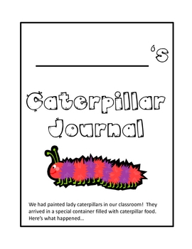 Caterpillar Journal by Dizzy for Kindergarten | Teachers Pay Teachers