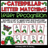 Caterpillar Letter Matching Letter Recognition Task Cards 