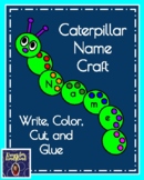 Caterpillar Name Craft and Spring Activity for Literacy Center