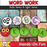 Name and Sight Word Practice with a Caterpillar Alphabet |