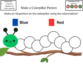 Preview of Caterpillar Pattern