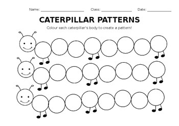 Caterpillar Patterns Free Printable