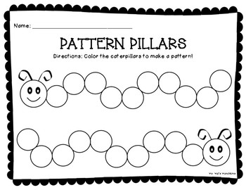 Caterpillar Patterns Free Printable