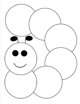 Caterpillar shaped graphic organizer by Form Queen | TpT