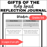 Catholic 7 Gifts of the Holy Spirit Reflection Worksheets 