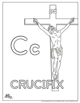 crucifixion coloring pages