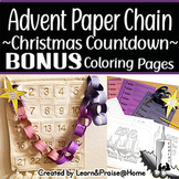 Catholic Advent Paper Chain Countdown w/ Scripture | 5 BON