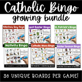 Catholic Bingo Growing Bundle: Advent/Christmas, Nativity,