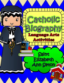 Catholic Biography Language Arts Activities - Saint Elizab