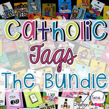 Preview of Catholic Reward Tag Bundle