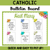 Catholic Bulletin Board: Hail Mary Prayer Posters
