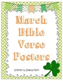 Catholic/Christian St. Patrick's Day--March Bible Verse Posters