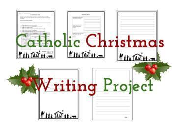 Preview of Catholic Christmas Writing Project