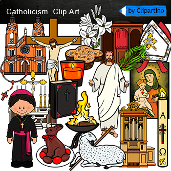 Preview of Catholic Church religion Clip Art/Christianity/ Easter Clip Art