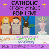 Lent Catholic Crafts Holy Week Activities Lent Bundle