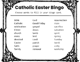 Catholic Easter Bingo Game